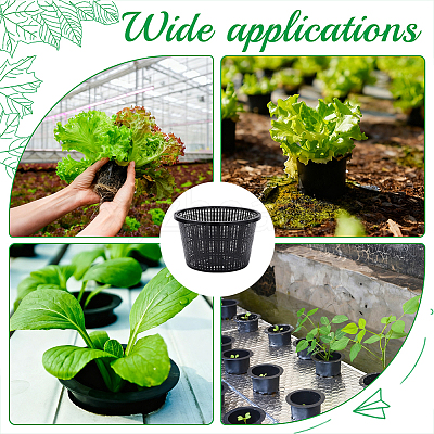 PP Plastic Hydroponic Plant Baskets AJEW-WH0794-90-1