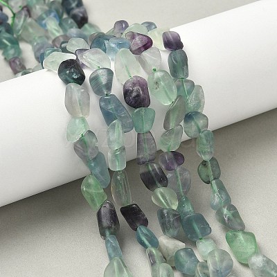 Natural Fluorite Beads Strands G-G018-62D-1