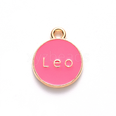 Alloy Enamel Pendants X-ENAM-S124-01A-03G-1