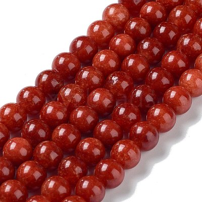 Natural Malaysia Jade Beads Strands G-A146-8mm-B09-1