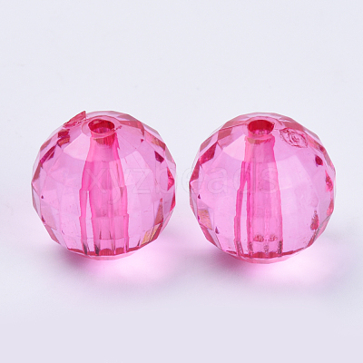 Transparent Acrylic Beads TACR-Q254-10mm-V08-1