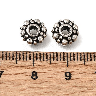 Tibetan Style Alloy Spacer Beads AL-CBA3B63-07AS-1