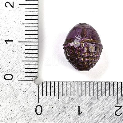 Opaque Czech Glass Beads GLAA-NH0004-01D-1