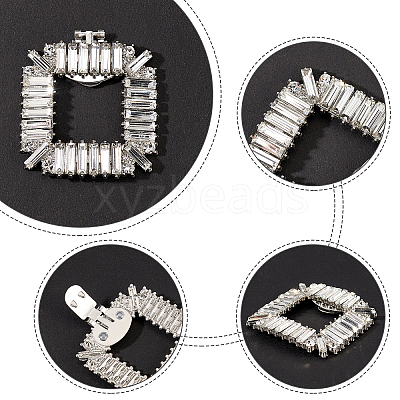 2Pcs Alloy Shoe Shoe Clips FIND-GF0002-81-1