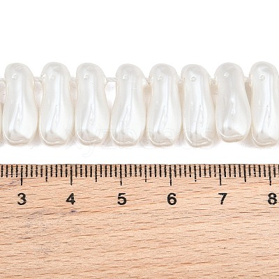 Electroplated Glass Pearl Beads Strands GL-CBA64F3-01A-1