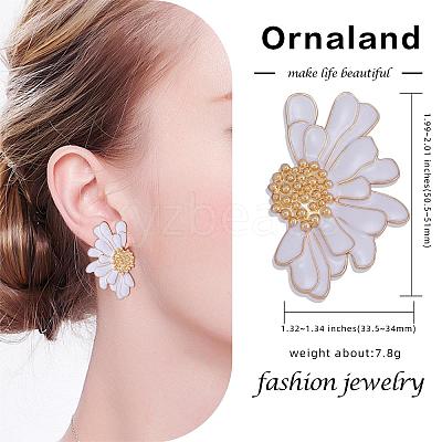 Vintage Flower Stud Earrings for Women JE1095E-1