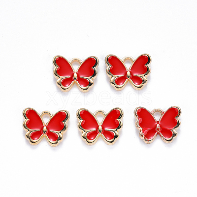 Alloy Enamel Charms ENAM-S121-070B-1