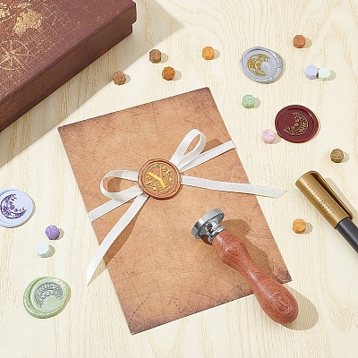 DIY Scrapbook Wax Seal Stamp Sets AJEW-WH0432-025-1