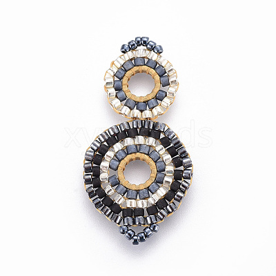 MIYUKI & TOHO Handmade Japanese Seed Beads Links SEED-A027-G16-1