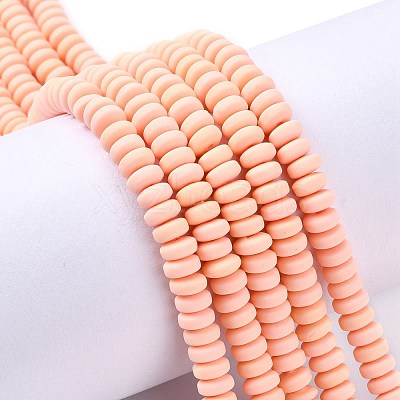 Handmade Polymer Clay Beads Strands CLAY-N008-008-35-1