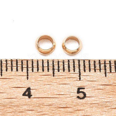 Brass Crimp Beads KK-S509-01KCG-05-1