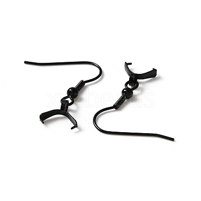 304 Stainless Steel Earring Hooks STAS-WH0035-14EB-1