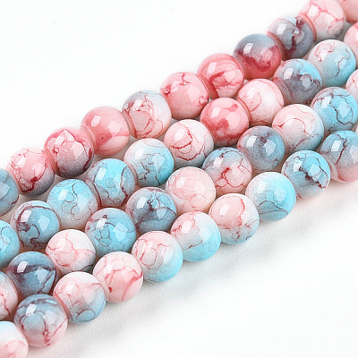 Baking Paint Glass Beads X1-DGLA-N003-4mm-C03-1