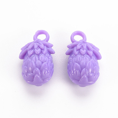 Opaque Acrylic Beads X-TACR-S154-45D-1