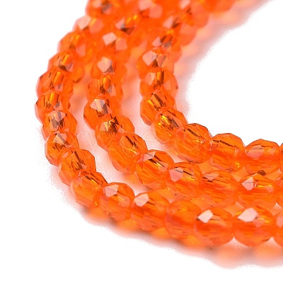 Transparent Glass Beads Strands LS-GLAA-H021-04-26-1