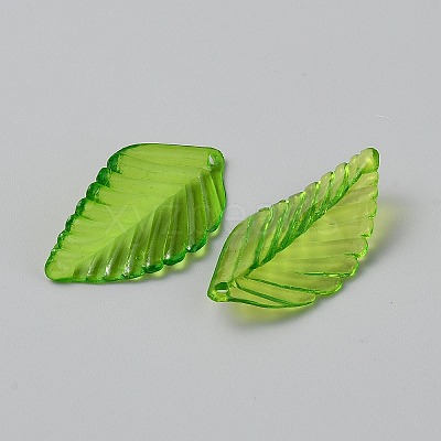 Transparent Acrylic Pendants OACR-CJC0006-25F-1
