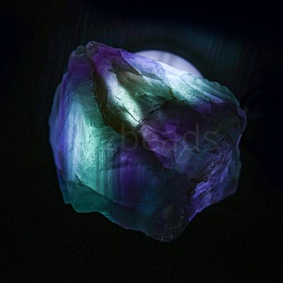 Nuggets Natural Fluorite USB Night Light G-Q170-02F-1