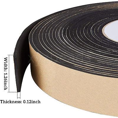 Strong Adhesion EVA Sponge Foam Rubber Tape AJEW-WH0109-50C-1