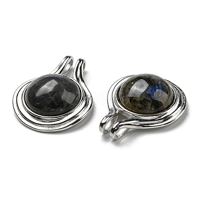 Natural Labradorite Pendants G-M405-06P-1