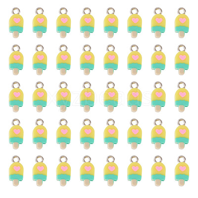 100Pcs Handmade Polymer Clay Charms CLAY-TA0001-96C-1