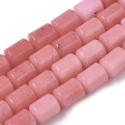 Natural Gemstone Rhodochrosite Stone Column Beads Strands X-G-S115-08-1
