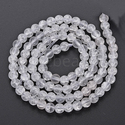 Crackle Glass Beads Strands GLAA-S192-D-006A-1