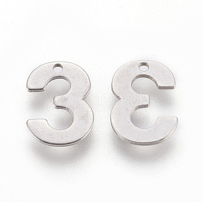 Tarnish Resistant 201 Stainless Steel Charms STAS-F175-01P-3-1