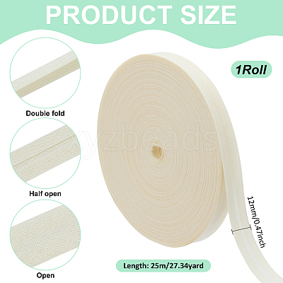 Cotton Ribbons OCOR-WH0104-38C-1