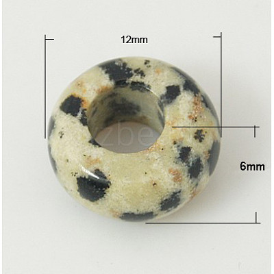 Gemstone European Beads X-SPDL-H005-1-1