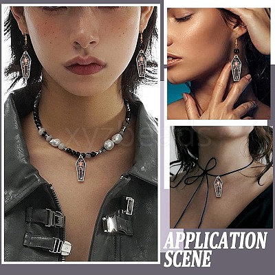 Alloy Enamel Pendants ENAM-CJC0021-01-1