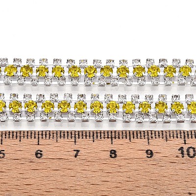 Iron Rhinestone Cup Chains CH-T006-04S-07-1