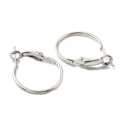 Iron Huggie Hoop Earring Findings IFIN-E025-01A-P-1