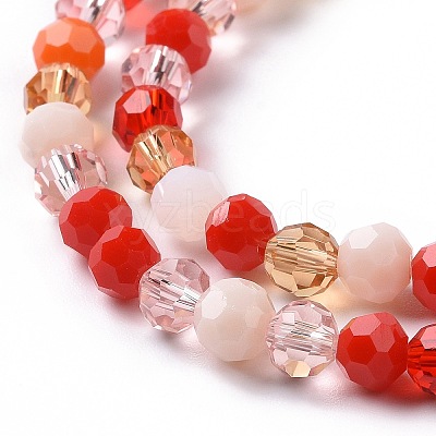 Glass Beads Strands GLAA-E036-09C-1
