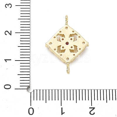 Brass Rhinestone Pendants RB-CBAA948-02G-1
