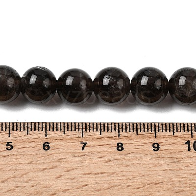 Natural Smoky Quartz Beads Strands G-B167-A09-10mm-1