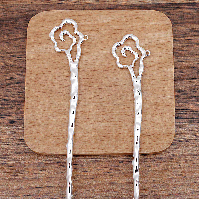 Alloy Cloud Hair Sticks OHAR-PW0006-15B-1