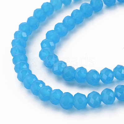 Glass Beads Strands EGLA-A034-J6mm-D09-1