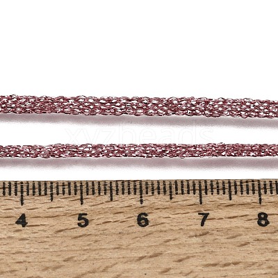 3.5MM Polyester Metallic Cord Braided Cord Necklace Making FB-CBAA152-01G-1