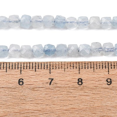 Natural Aquamarine Beads Strands G-L587-C02-01-1