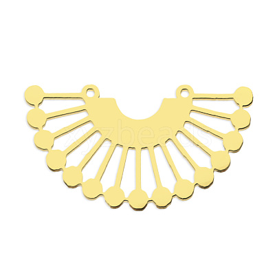 201 Stainless Steel Pendant Links STAS-S105-LA768-2-1