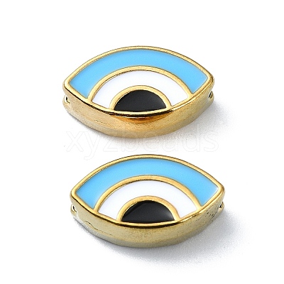 Ion Plating(IP) 304 Stainless Steel Enamel Beads STAS-Q318-12-1