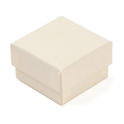 Cardboard Paper Jewelry Storage Boxes with Sponge CON-P023-01A-02-1
