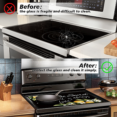 1Pc Cloth Induction Cooktop Protector Mats AJEW-GA0008-37D-1