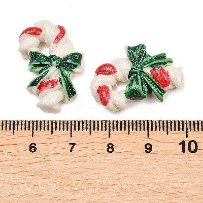 Christmas Opaque Resin Cabochons RESI-XCP0002-66C-1