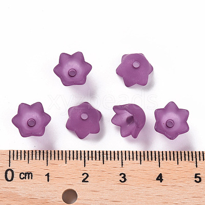 Transparent Acrylic Beads Caps PL543-7-1