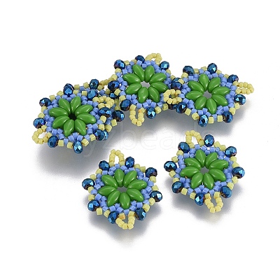 MIYUKI & TOHO Handmade Japanese Seed Beads Links SEED-E004-H25-1