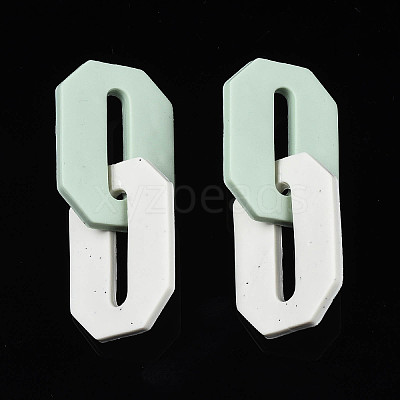 Handmade Polymer Clay Linking Rings LS-CLAY-N010-033-04-1