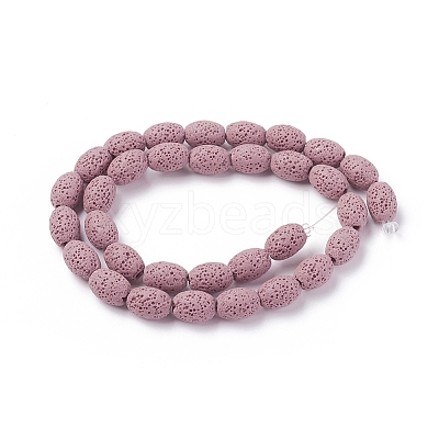 Natural Lava Rock Beads Strands G-F671-03A-08-1
