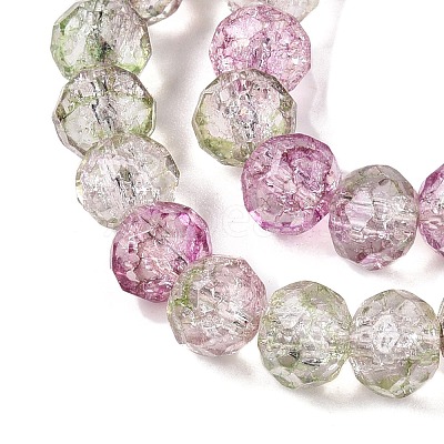 Transparent Glass Beads Strands X-GLAA-T023-6mm-A16-1