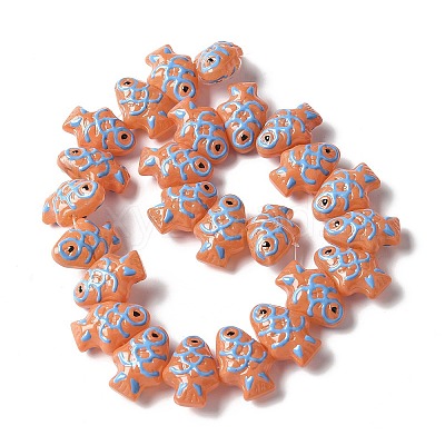 Baking Paint Glass Enamel Beads BLOW-D300-04J-1